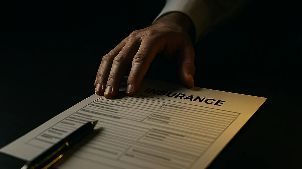 Insurance documents pushed across desk — Car Appraiser Erlangen rights
