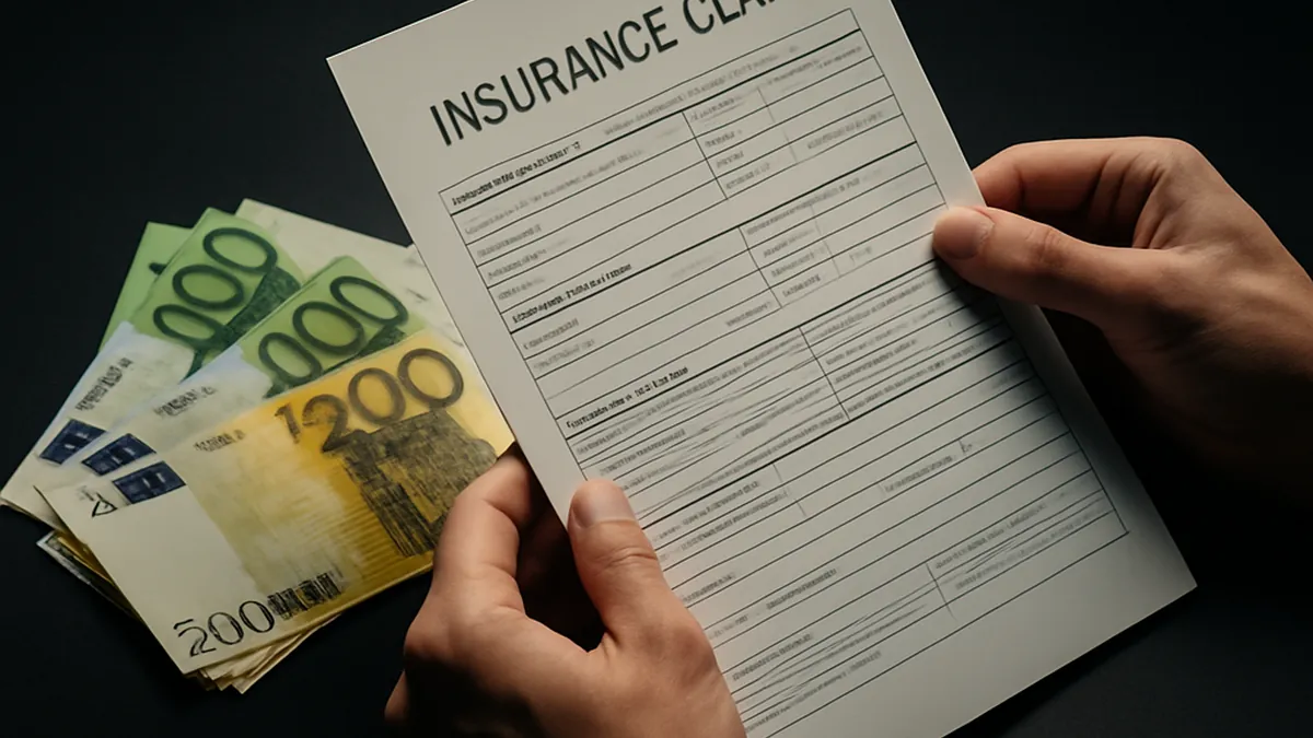 Insurance documents with banknotes — Car Appraiser Erlangen Guide