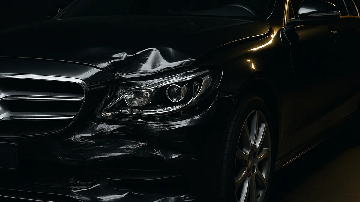 Damaged luxury vehicle — depreciation explained Car Appraiser Erlangen